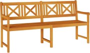 vidaXL Bancă de grădină Maro 180 x 56 x 90 cm Lemn Solid de Acacia