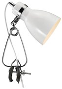 Lampă de masă cu clemă Nordlux CYCLONE 1xE14/15W/230V alb