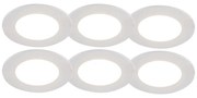 Set de 6 spoturi îngropate albe cu LED reglabil în 3 trepte IP65 - Blanca