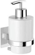Dispenser săpun lichid cu suport QUADRO, 250 ml, WENKO