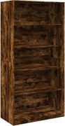 vidaXL Șifonier, stejar afumat, 100x50x200 cm, lemn prelucrat