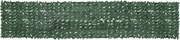 vidaXL Paravan de balcon, frunze verde închis, 500x100 cm