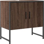 vidaXL Dulap chiuvetă de baie, stejar maro, 60x33x60 cm lemn prelucrat
