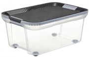 Cutie depozitare Ultimate, plastic, cu capac, 32 litri, 55x39x25.5 cm