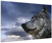 Tablou - Cap de lup (90x60 cm)