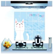 Sticker perete Cute Cat Kitchen Decor