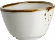 Mäser Bol oval Pintar Puncte maro alb 7 x 6 cm, S