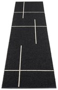 Covor tip traversă pentru interior și exterior negru 70x270 cm Fred Black – Pappelina