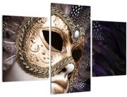 Tablou cu statuie cu masca (90x60 cm)