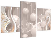 Tablou - Lebede fermecate (90x60 cm)