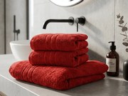 Prosop Classic 50 x 100 cm rosu, 100% bumbac