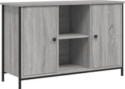 vidaXL Comodă TV, gri sonoma, 100x35x65 cm, lemn compozit