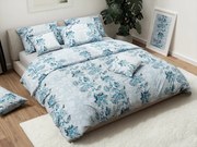 Lenjerie de pat din bumbac HELGA turcoaz Dimensiune lenjerie de pat: 2 buc 70 x 90 cm | 200 x 220 cm