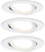 SET 3x corp de iluminat încastrat pentru baie LED/6,5W IP23 NOVA 230V Paulmann 93449