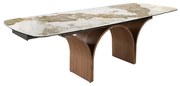 Masa extensibila deosebita design LUX Marble 180-260x100cm