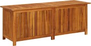 vidaXL Ladă de depozitare grădină, 150x50x58 cm, lemn masiv de acacia