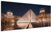 Tablou - Louvre noaptea (120x50 cm)