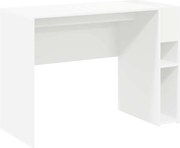 vidaXL Birou Alb 109 x 50 x 78 cm Lemn compozit
