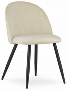 Scaun Bucatarie/Dining Capri Catifea Bej