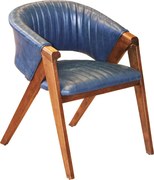 Scaun living tapitat,fag,Seria Special AST-650,Homs,60012,albastru