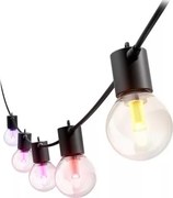 Philips Hue FESTAVIA - Extensie ghirlandă LED RGBW pentru exterior, reglabilă, 30 LED, 21 m, IP65