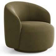 Fotoliu verde pivotant Letizia – Micadoni