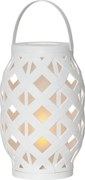 Felinar Star Trading Flame Lantern, înălțime 23 cm, alb