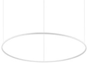 Lustră LED pe cablu Ideal Lux ORACLE SLIM LED/89W/230V 3000K d. 150 cm alb
