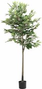 vidaXL Ficus artificial 756 frunze 170 cm verde