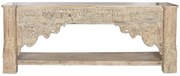 Consola sculptata, natur, din lemn masiv, Imperial