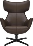 Fotoliu pivotant VOGUE piele sintetica maro