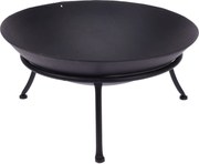 Disc din fontă pentru foc, Ø 57 cm, negru