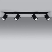 Lampă spot MERIDA 4xGU10/40W/230V negru