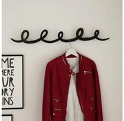 Cuier de perete SING 84x12 cm negru