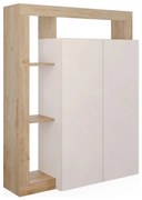 Comodă LENOR cașmir/maro