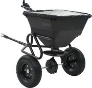 vidaXL Utilaj de împrăștiat sare, 125x74x79 cm, PVC și oțel, 45 L