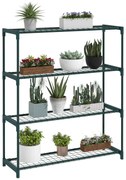 Outsunny Raft de Colț pentru Plante pe 4 Nivele, Suport Lemn pentru Expunerea Ghivecelor, Ideal Cameră sau Balcon | Aosom Romania