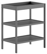 Masă de înfășat gri antracit din lemn de fag Dino – Vipack