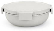 Salatiera Brabantia Make&Take 1006304, 1,3 L, Inchidere etansa, Fara BPA, Gri deschis