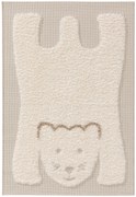 Covor crem pentru copii CARLO TEDDY 80 x 150 cm