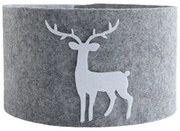Husă pentru brad de Crăciun DEERBOX cu ren, gri