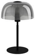 Lampă de masă SOLO 1xE27/40W/230V neagră/gri Eglo 900141