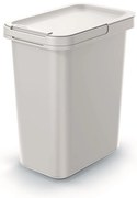 Coș de gunoi suspendat, 12 l, gri deschis