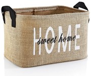 Coș de depozitare de depozitare din iută 30x22x30 cm – Mioli Decor