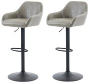 Set de scaune de bar B-716 GREY3, 2 buc