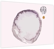 Tablou pe sticlă - Minimalism violet N⁰4 (70x50 cm)