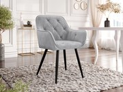 Scaun sufragerie Alunax (Gri + Negru) . 1103365