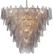 Candelabru elegant design LUX Verbier L, sticla fumurie 113900 HZ