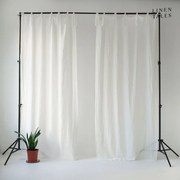 Perdea albă din in 130x170 cm White – Linen Tales