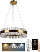 Brilagi - Lustră cu cristale LED dimabilă pe cablu HALO LED/40W/230V + telecomandă